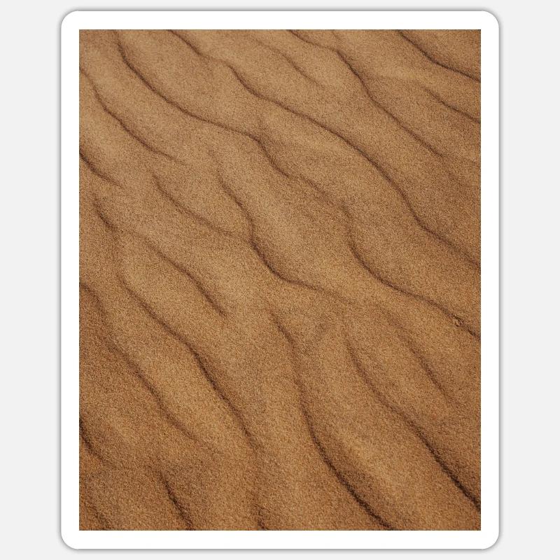 Des échantillons de sable Sticker taille S (10 x 10 cm)