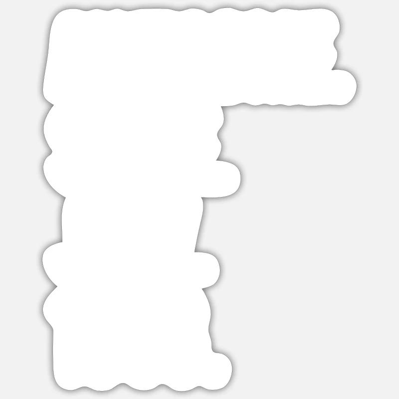 Awesome seit Juli 1983 - Sticker Größe S (10 x 10 cm) - Mattweiß