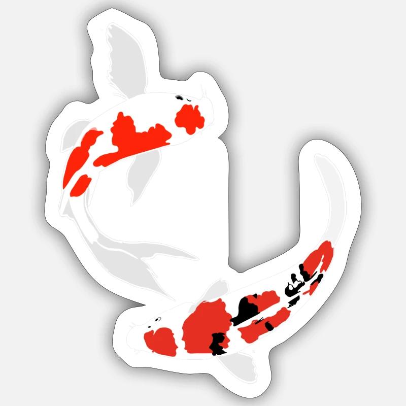 Cage carp Sticker size S (10 x 10 cm)