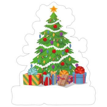 Merry Christmas Merry Christmas Gift - Sticker size S (10 x 10 cm) - white matte - Front