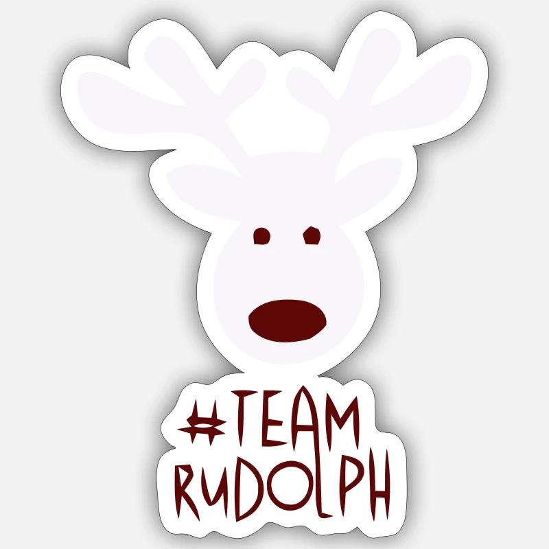 Équipe Rudolf Sticker taille S (10 x 10 cm)