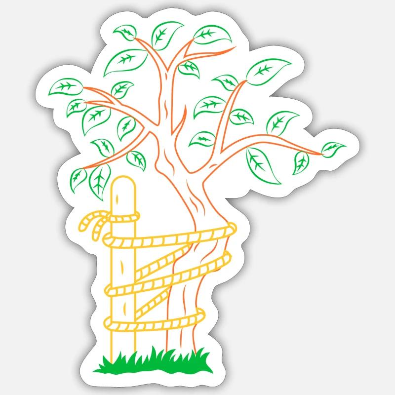 Orthopaedic technology Tree Neon (gOT it!) Sticker size S (10 x 10 cm)