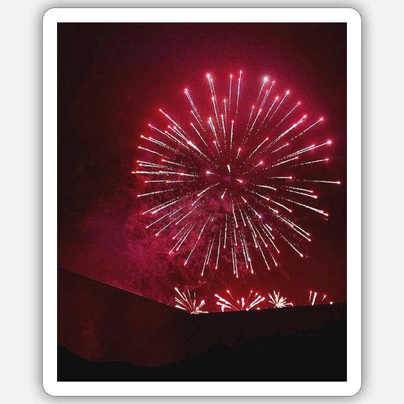 Fireworks Sticker size S (10 x 10 cm)