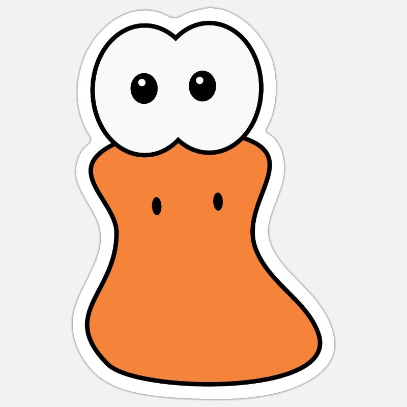 Duck Ducks - Sticker size S (10 x 10 cm) - white matte