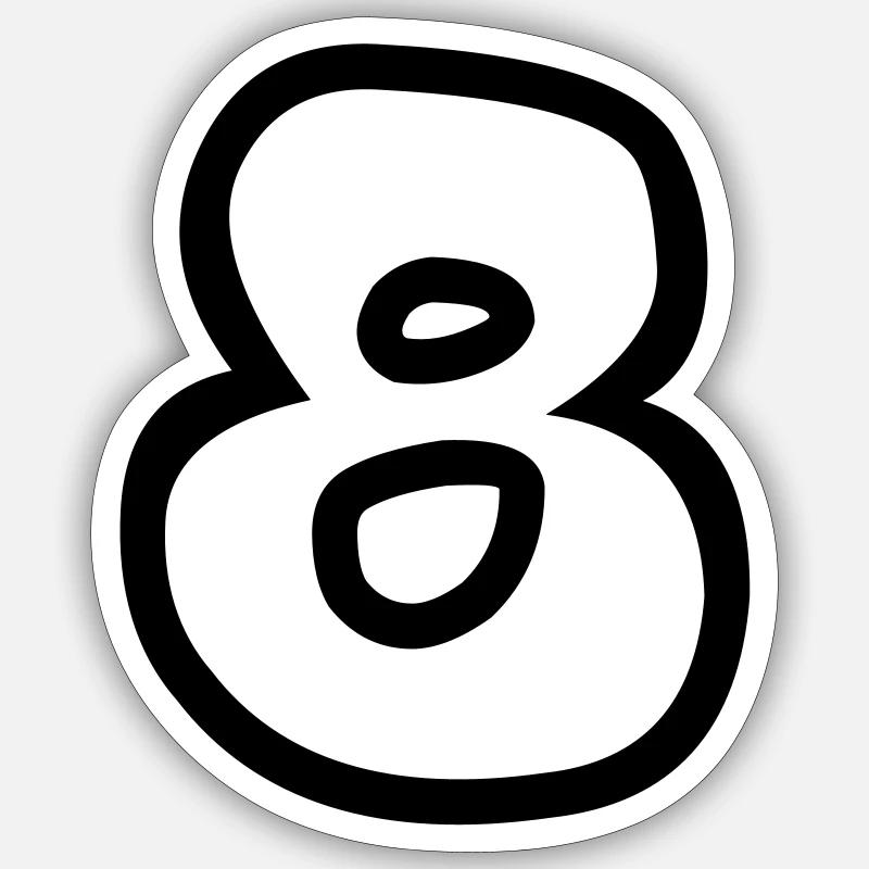 8 Sticker size S (10 x 10 cm)