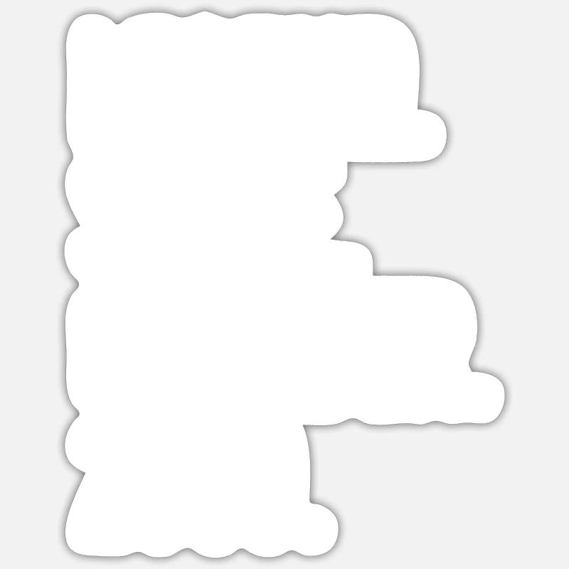 Legend Since October 2009 - Sticker size S (10 x 10 cm) - white matte