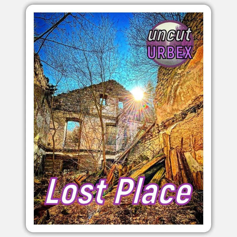 Lost Place - À l’ancienne forge Sticker taille S (10 x 10 cm)