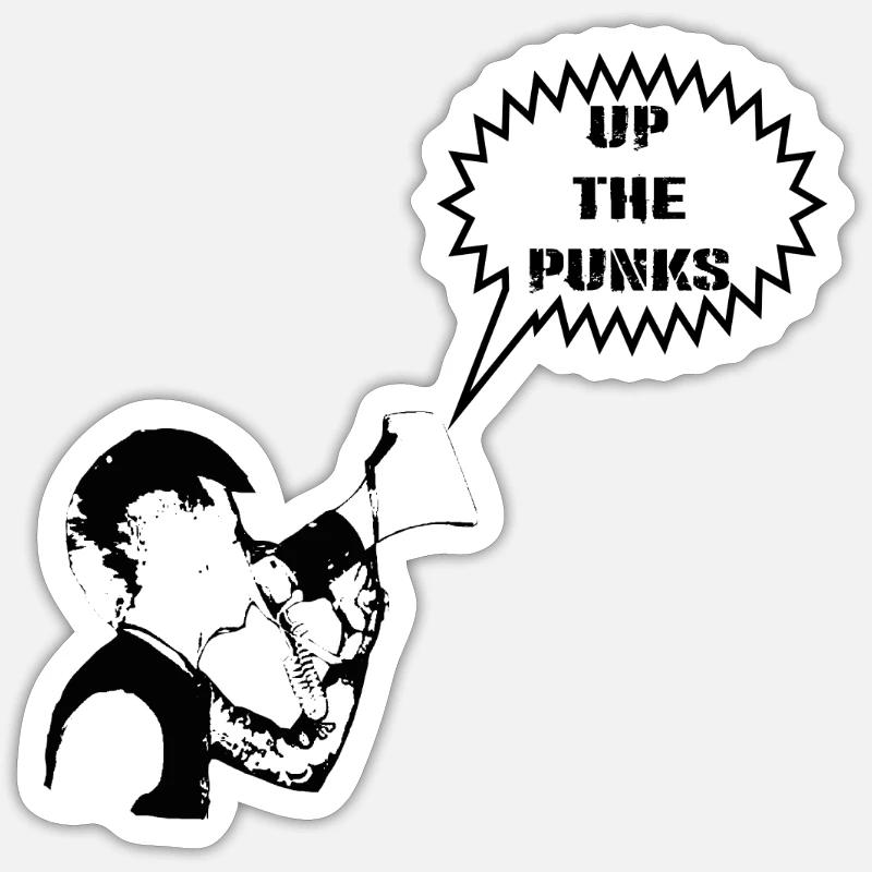 UP THE PUNKS Sticker size S (10 x 10 cm)