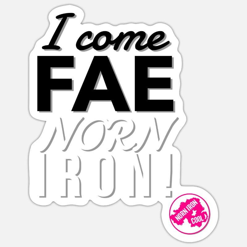 Northern Ireland Sticker size S (10 x 10 cm)
