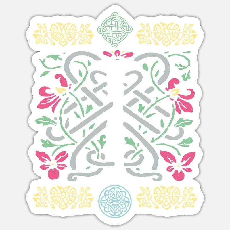 I - Sticker taille S (10 x 10 cm) - blanc mat