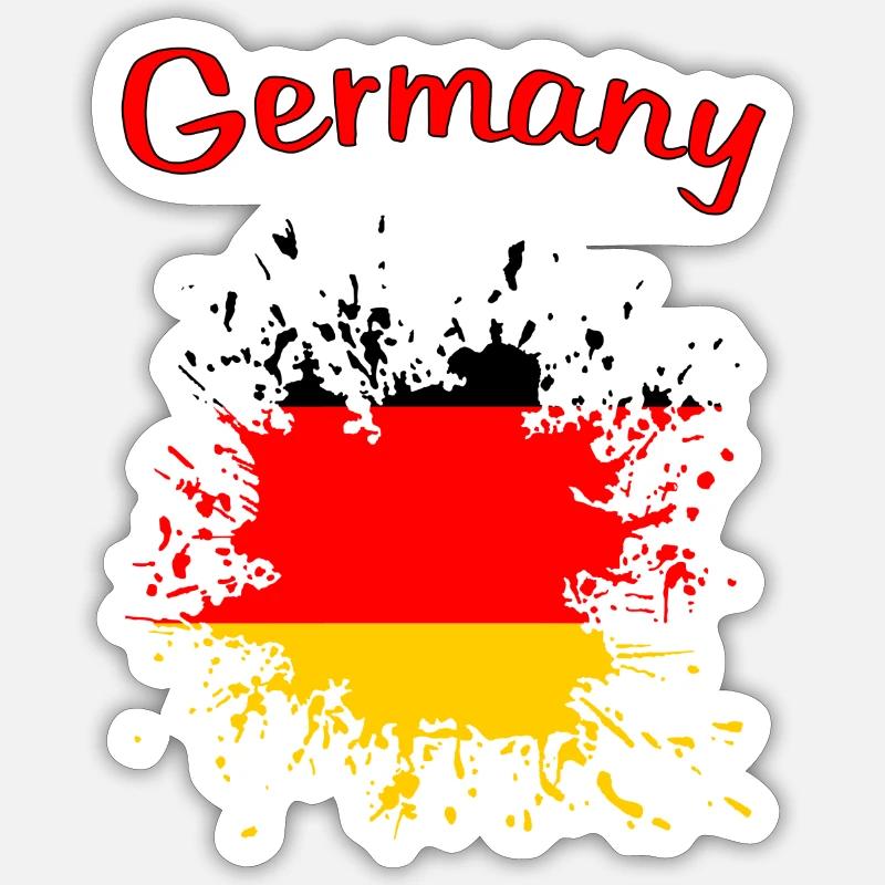 Germany Sticker Größe S (10 x 10 cm)