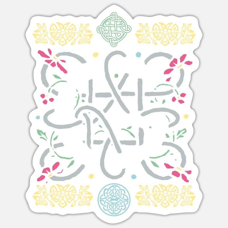 G - Sticker size S (10 x 10 cm) - white matte