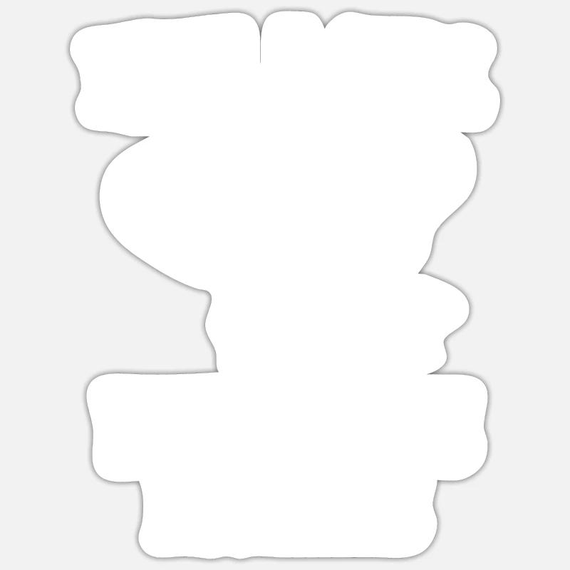 NUR EIN MÄDCHEN, DAS LEGUANE LIEBT - Sticker Größe S (10 x 10 cm) - Mattweiß