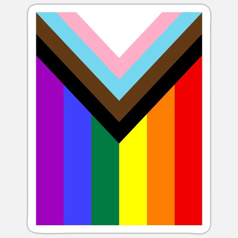 Rainbow Pride Flag Sticker size S (10 x 10 cm)