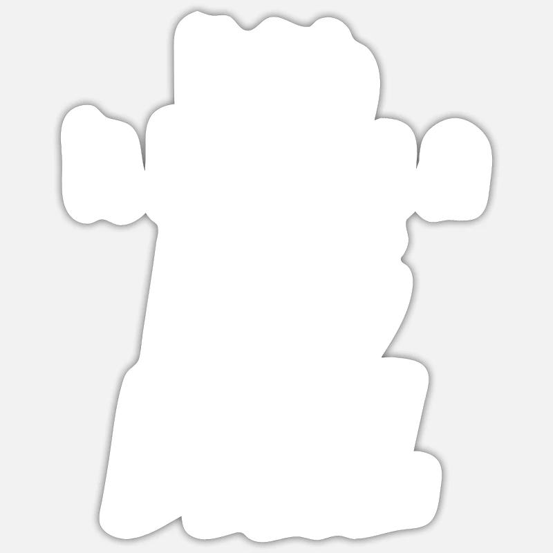 Keith ist eine große Sache - Sticker Größe S (10 x 10 cm) - Mattweiß