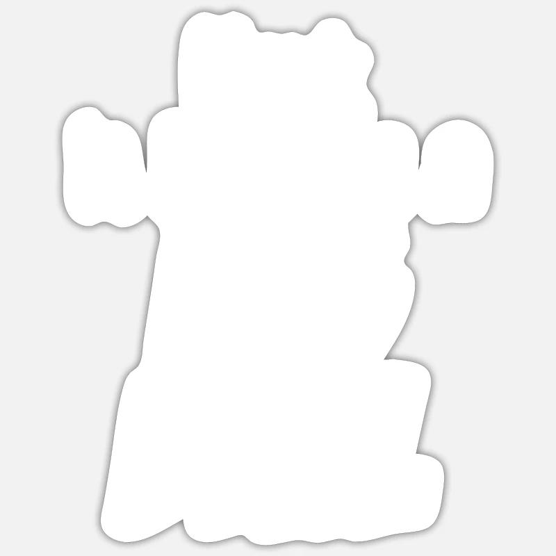 Mark ist eine große Sache Sticker Größe S (10 x 10 cm)
