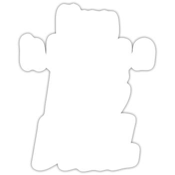 Mary ist eine Art große Sache - Sticker Größe S (10 x 10 cm) - Mattweiß - Vorne