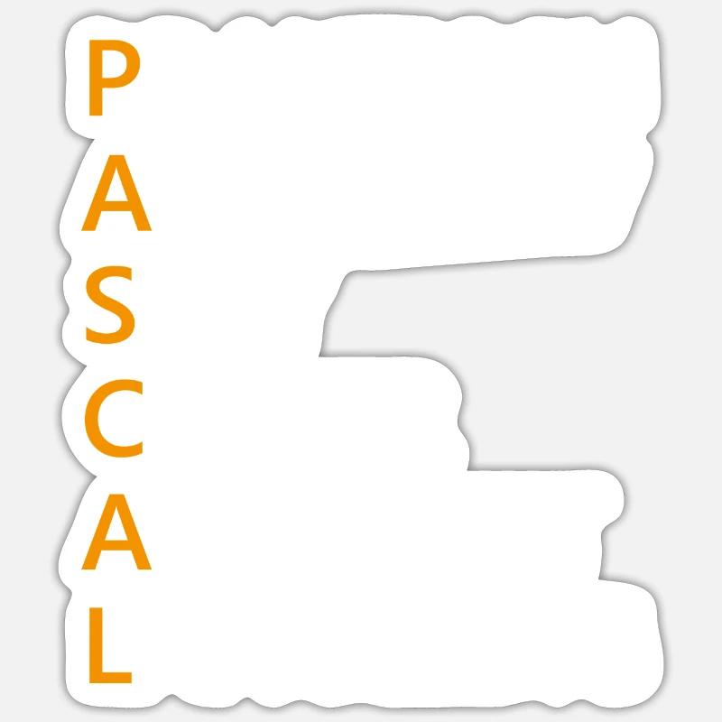 Pascal Name Geschenk Sticker Größe S (10 x 10 cm)