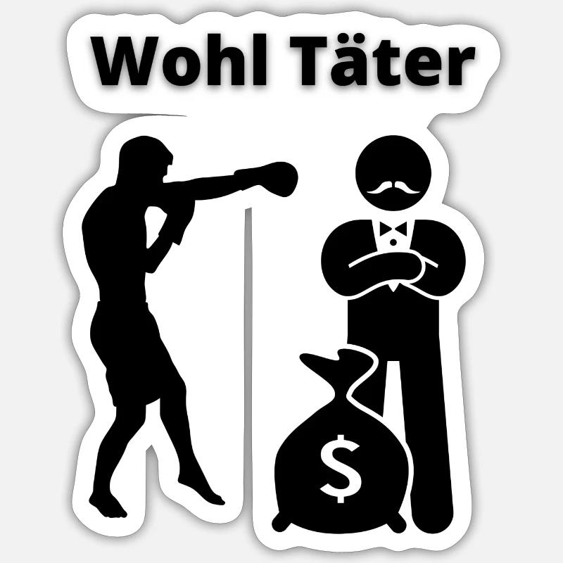 Wohltäter Sticker Größe S (10 x 10 cm)