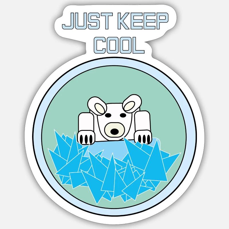 Cool Sticker Größe S (10 x 10 cm)
