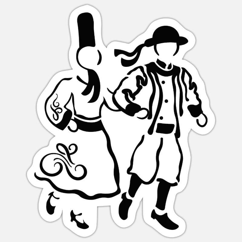 Breizh - Sticker Größe S (10 x 10 cm) - Mattweiß