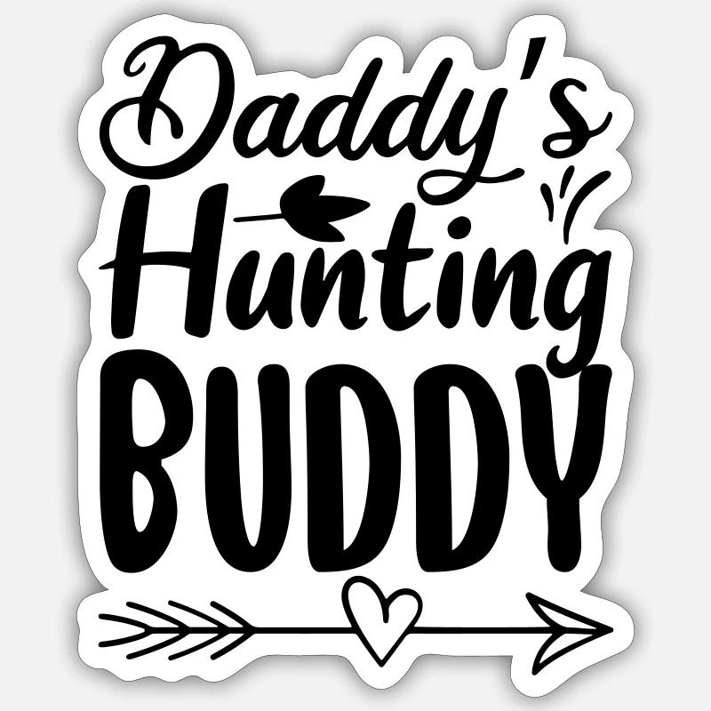 5 Copain de papa - Sticker taille S (10 x 10 cm) - blanc mat