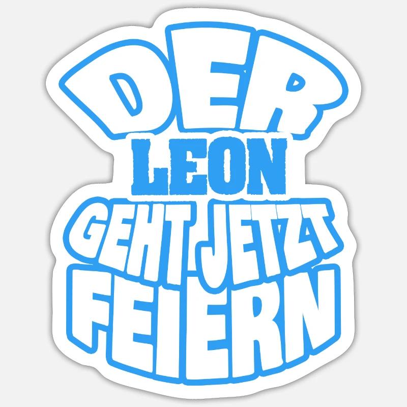leon Sticker Größe S (10 x 10 cm)