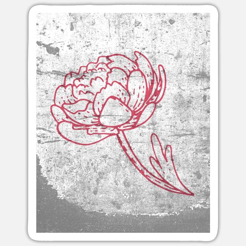RoseDesign - Sticker size S (10 x 10 cm) - white matte