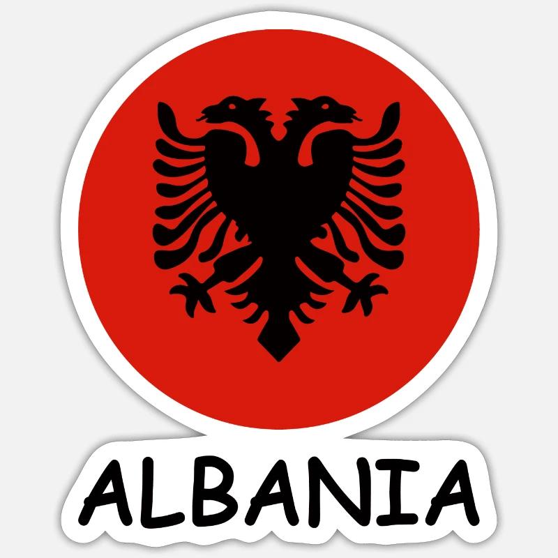 Albania - Sticker size S (10 x 10 cm) - white matte