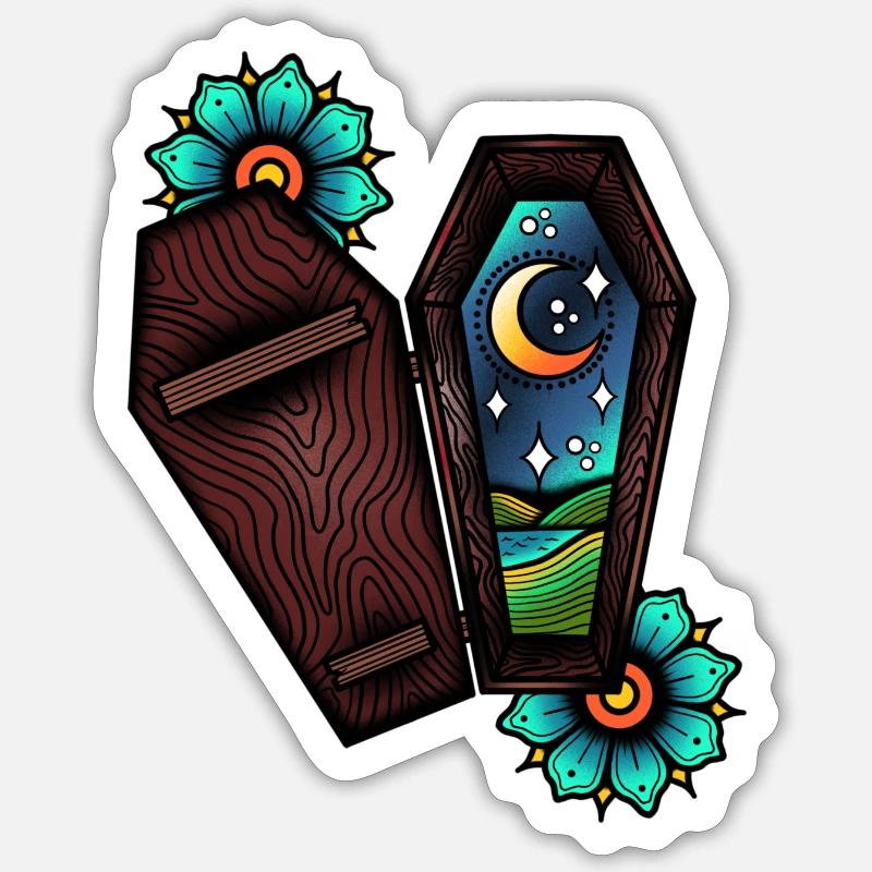 It's going to be all black Sticker size S (10 x 10 cm)