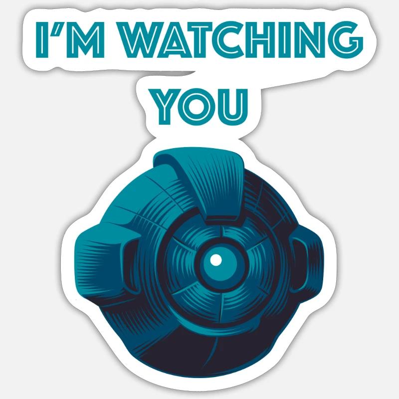 Osservazione Sticker formato S (10 x 10 cm)