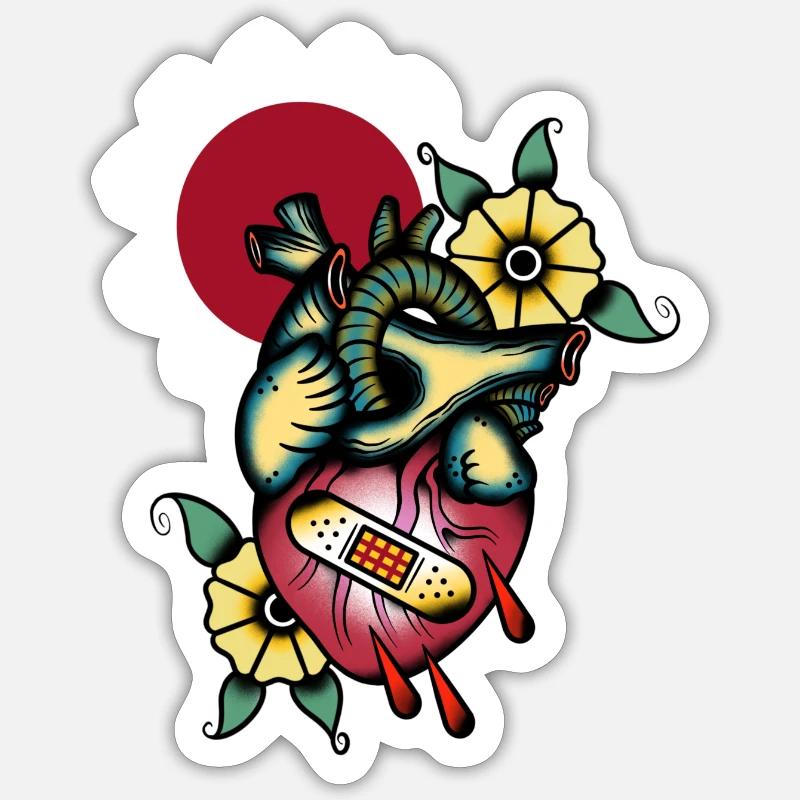 Nicht einmal schlecht Sticker Größe S (10 x 10 cm)