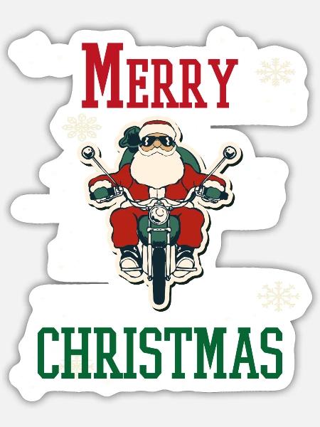 Weihnachten Feiertage Familie - Sticker Größe S (10 x 10 cm) - Mattweiß