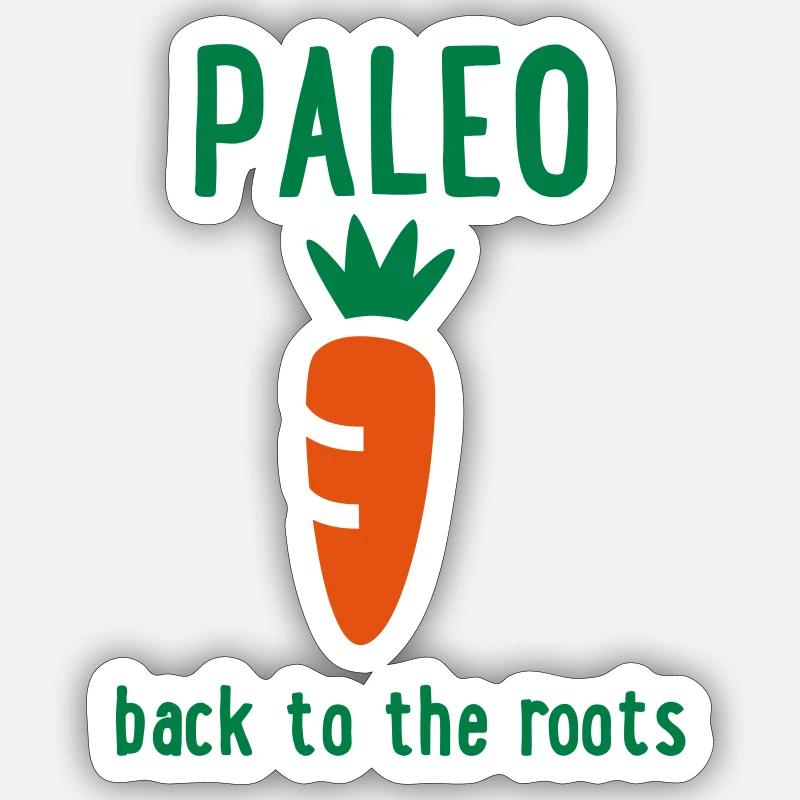 Paléo - Sticker taille S (10 x 10 cm) - blanc mat