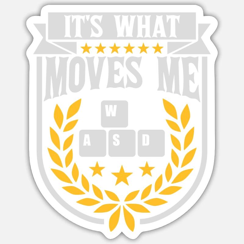 c’est ce qui m’émeut Sticker taille S (10 x 10 cm)