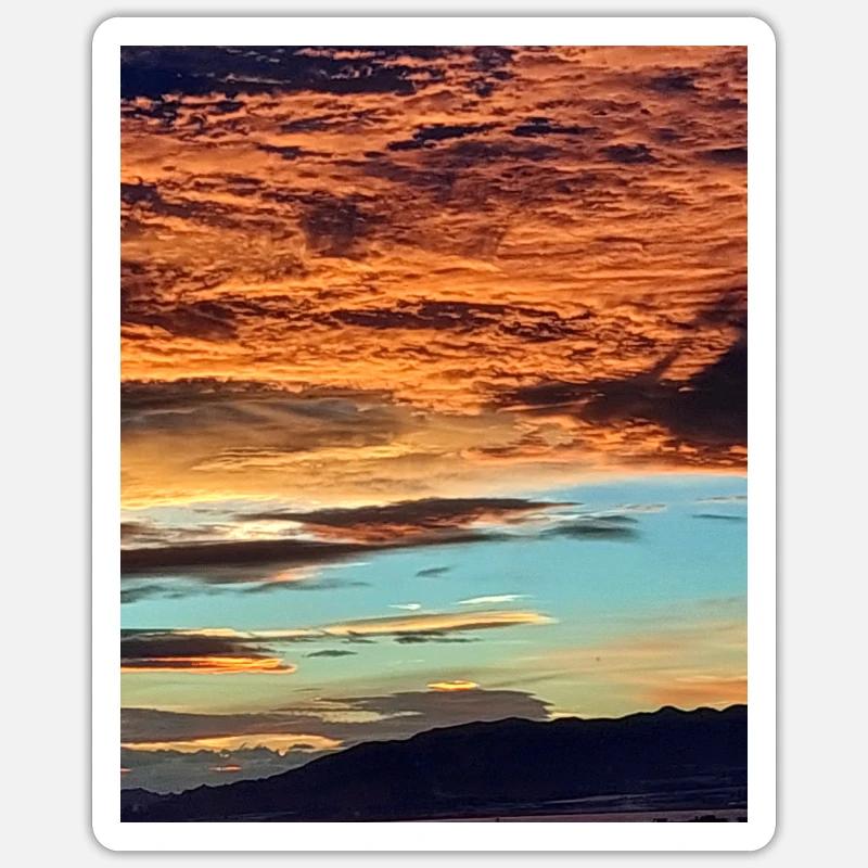 COUCHER DE SOLEIL Sticker taille S (10 x 10 cm)