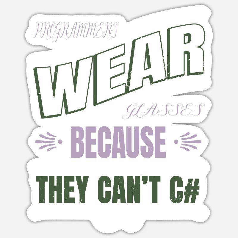 Fullstack Developer Birthday Statement quote - Sticker size S (10 x 10 cm) - white matte