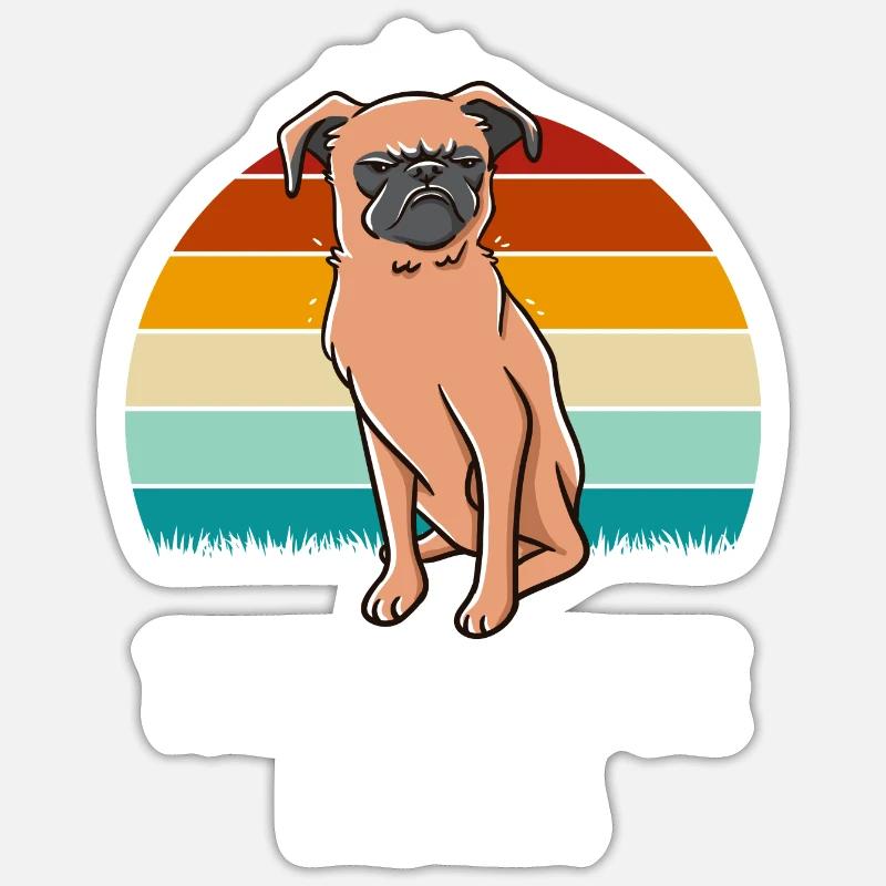 It will be dramatic, funny, sarcastic humor -Sat Sticker size S (10 x 10 cm)