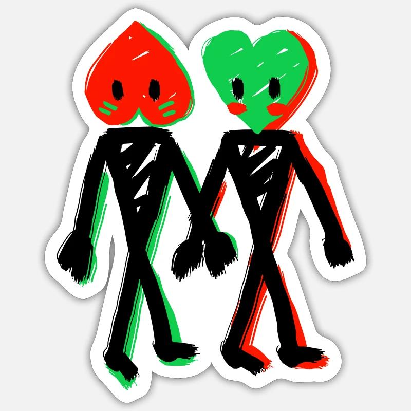 Sticker Größe S (10 x 10 cm) - 
