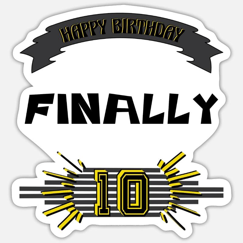 Sticker size S (10 x 10 cm) - 