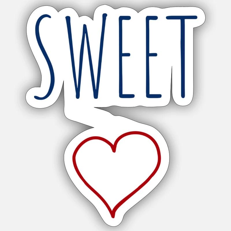 Schatz - Sticker Größe S (10 x 10 cm) - Mattweiß