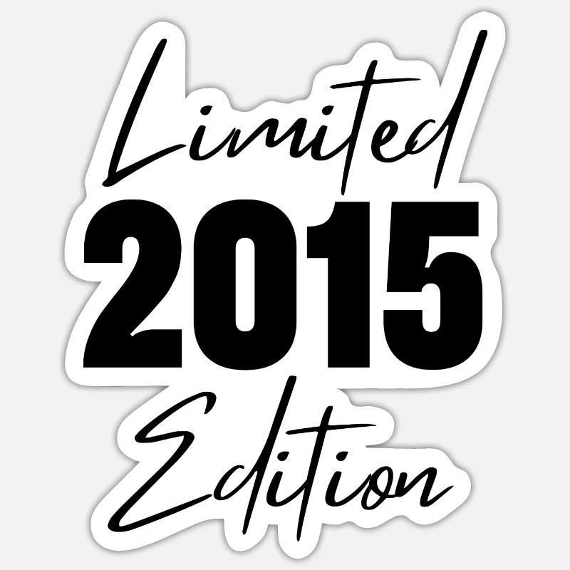 2015 Limited Edition - Sticker Größe S (10 x 10 cm) - Mattweiß