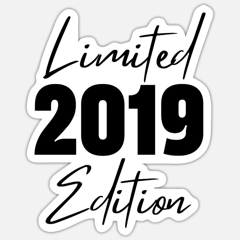 Édition limitée 2019 - Sticker taille S (10 x 10 cm) - blanc mat