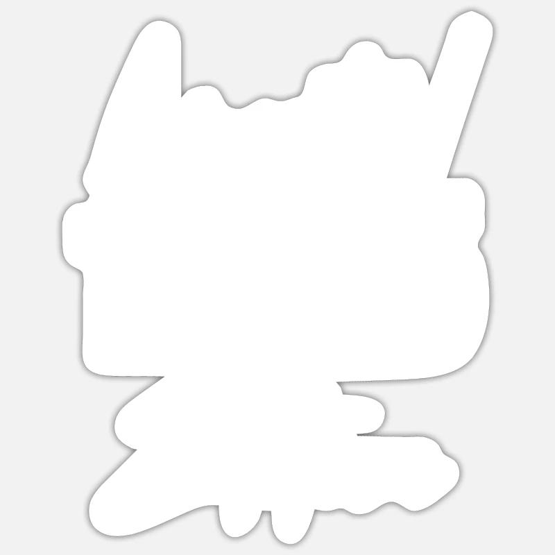 1985 Édition Limitée - Sticker taille S (10 x 10 cm) - blanc mat