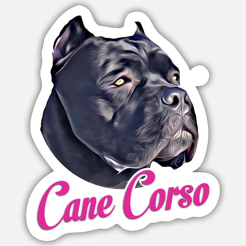 Cane corso Sticker taille S (10 x 10 cm)