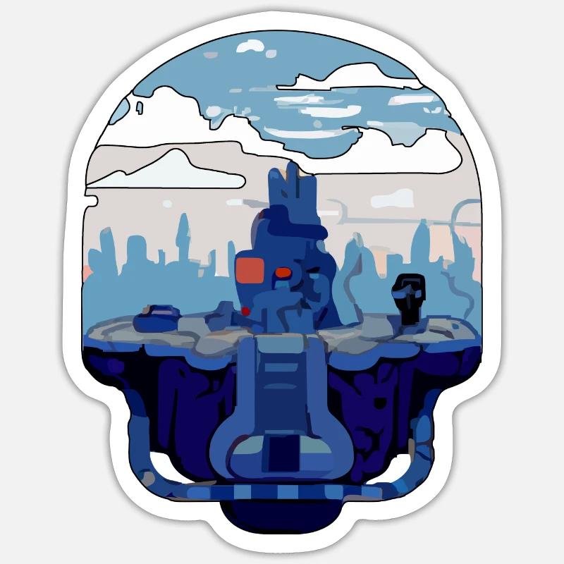 Sticker taille S (10 x 10 cm) - 