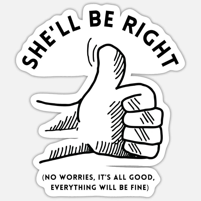 Sticker size S (10 x 10 cm) - 