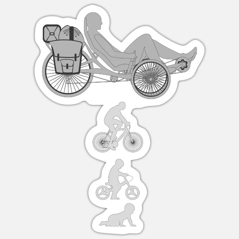 Evolution Trike Sticker size S (10 x 10 cm)