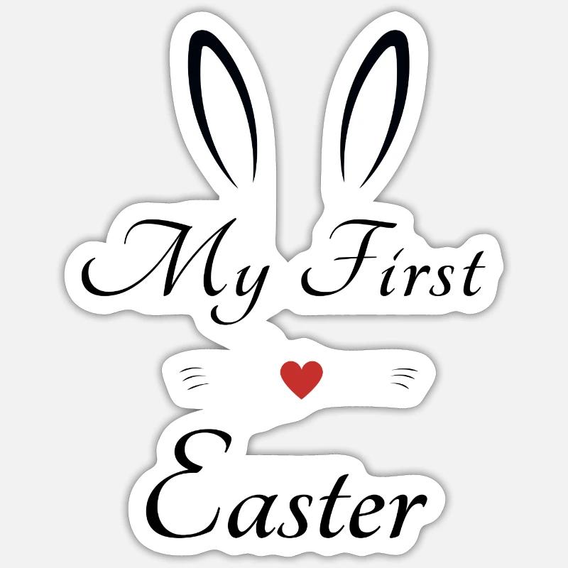 My First Easter Sticker Größe S (10 x 10 cm)