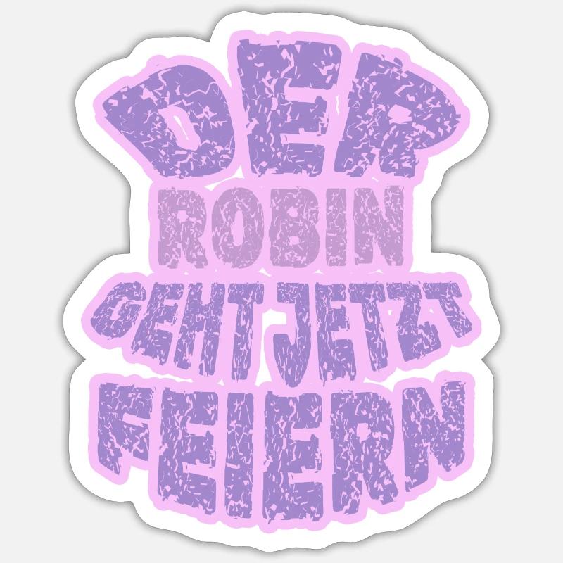 Vorname Robin Sticker Größe S (10 x 10 cm)